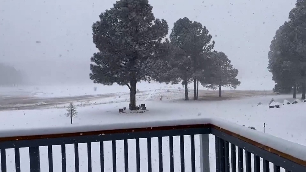 Snow blankets New Mexico as winter storm warning issued in parts of state